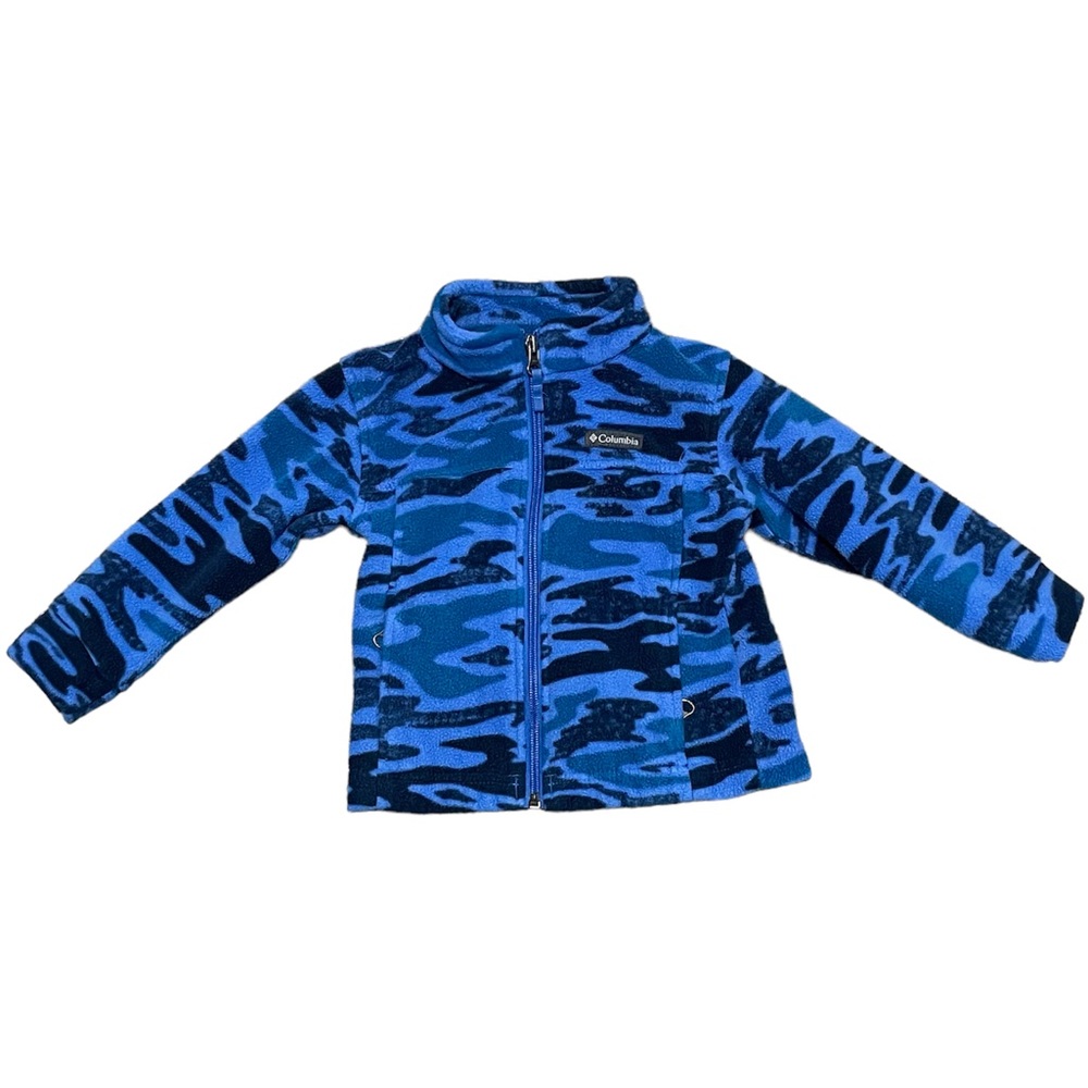 Columbia toddler/ baby Zip up sweater, blue Sz 2